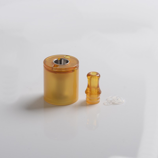 Ambition Mods and The Vaping Gentlemen Club Bishop MTL RTA Bell Cap + Chimney + Drip Tip Kit, 4.0ml, PC