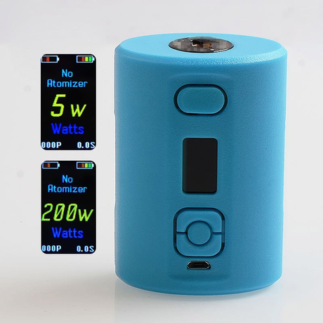 SXK Box Style 200W VV VW Variable Wattage Squonk Box Mod, 5~200W, 2 x 18650 / 20700, 7ml
