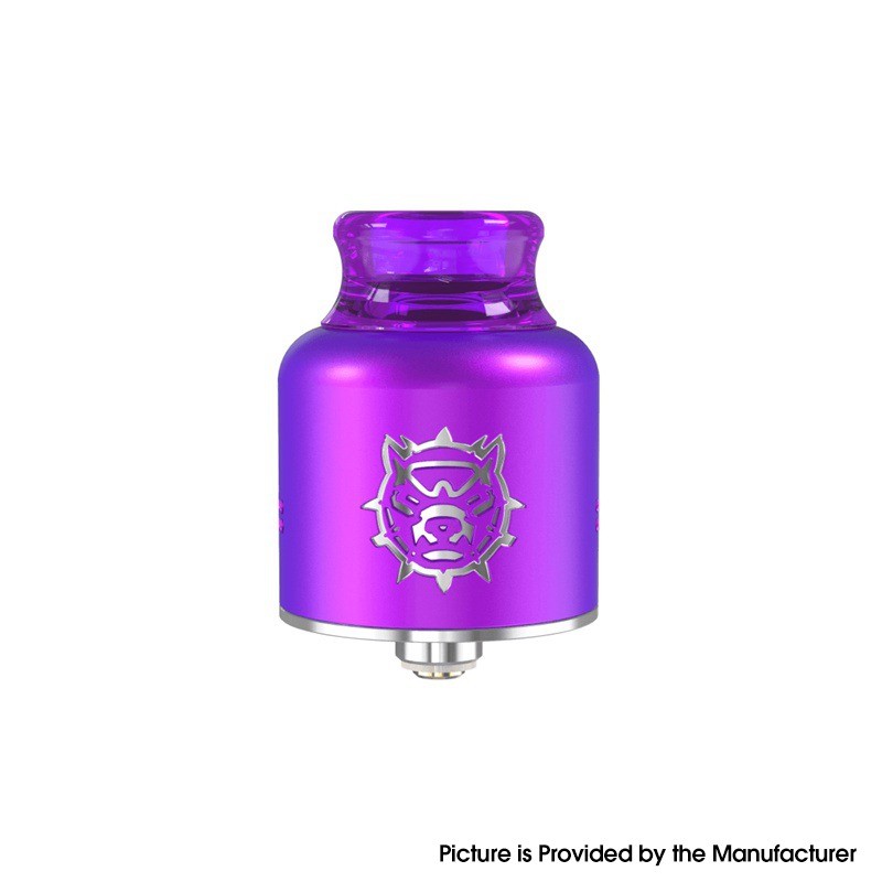 Authentic Damn Vape Mongrel RDA Rebuildable Dripping Vape Atomizer 25.4mm / 26mm, with Spare Top Cap, Subway Edition