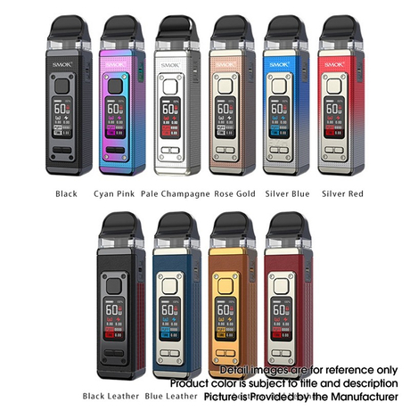 Authentic SMOKTech SMOK RPM 4 60W Pod System Vape Starter Kit 5~60W, 1650mAh, 5.0ml Pod Cartridge, 0.23ohm / 0.4ohm