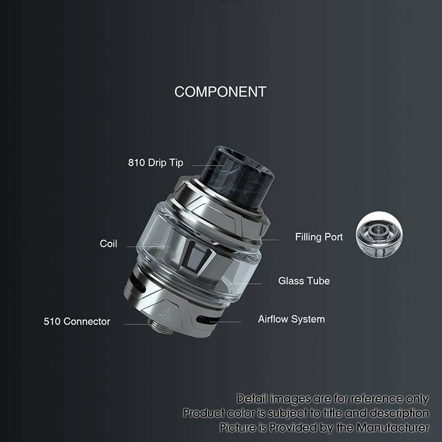 Authentic OBS Engine S Sub Ohm Tank Clearomizer Vape Atomizer 6.0ml, 0.4ohm / 0.2ohm, 25.5mm Diameter