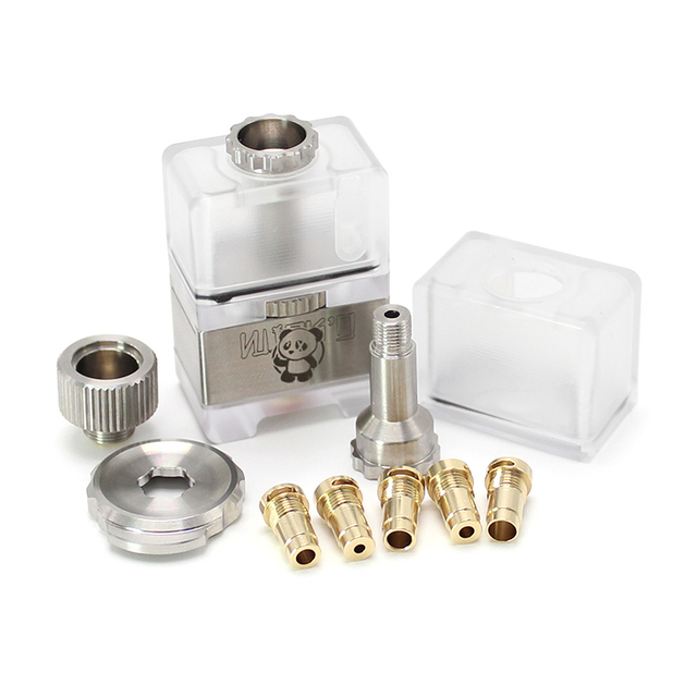 SXK Link D RBTA Airflow Inserts Style RTDA Replacement Tank RBA for SXK BB /Link D RBTA - Silver, 316SS + PC, 3.5ml, 1.2,&nbsp;2.0,&nbsp;2.5,&nbsp;3.0&nbsp;mm