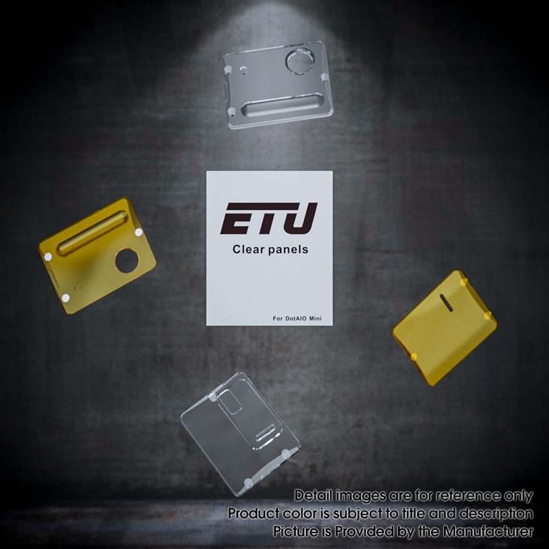 Authentic ETU Replacement Front + Back Cover Panel Plate for Dotaio Mini Vape Pod System Kit PC