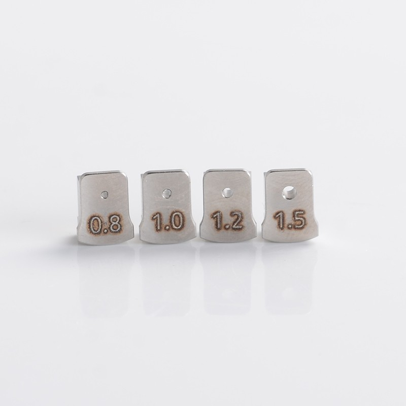 Ulton Skyline R Skyline -R 스타일 RTA 교체 RDL 에어 디스크 -2.0mm / 1.5 x 3mm / 1.5 x 3.9mm / 2 x 3.9mm (4 PCS)