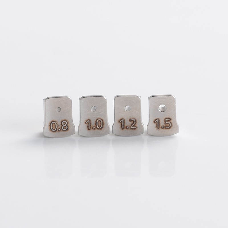 Ulton Skyline R Skyline -R 스타일 RTA 교체 RDL 에어 디스크 -2.0mm / 1.5 x 3mm / 1.5 x 3.9mm / 2 x 3.9mm (4 PCS)