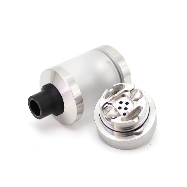 SXK NarVa RTA Rebuildable Tank Vape Atomizer 316SS + PCTG, 22mm Diameter