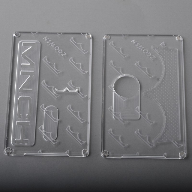 NS X Monarchy Front + Back Door Panel Plates for BB / Billet Box Vape Mod POM (2 PCS)