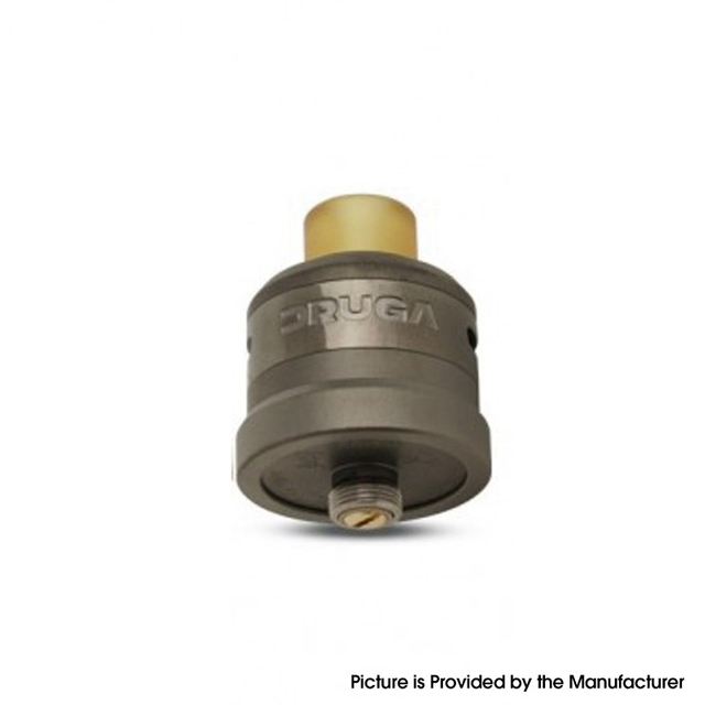 Authentic Augvape Druga S RDA Rebuildable Dripping Vape Atomizer w/ BF Pin Single Coil, 22mm