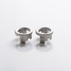 Inserções de fluxo de ar de substituição do estilo do motor de armadura - cetim SS, 1,2 x 1,2 mm + 1,8 x 2,2 mm (2 pcs)
