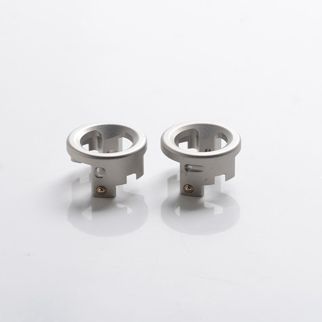 Armor Engine Style RDA Replacement Airflow Inserts - SS Satin, 1.2 x 1.2mm + 1.8 x 2.2mm (2 PCS)