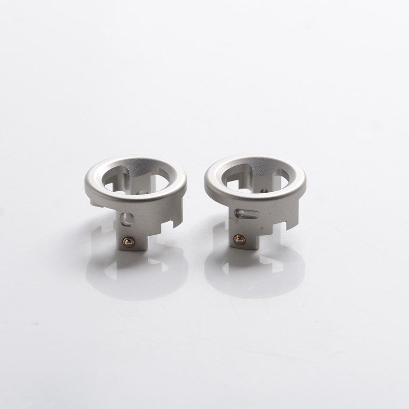 Inserções de fluxo de ar de substituição do estilo do motor de armadura - cetim SS, 1,2 x 1,2 mm + 1,8 x 2,2 mm (2 pcs)