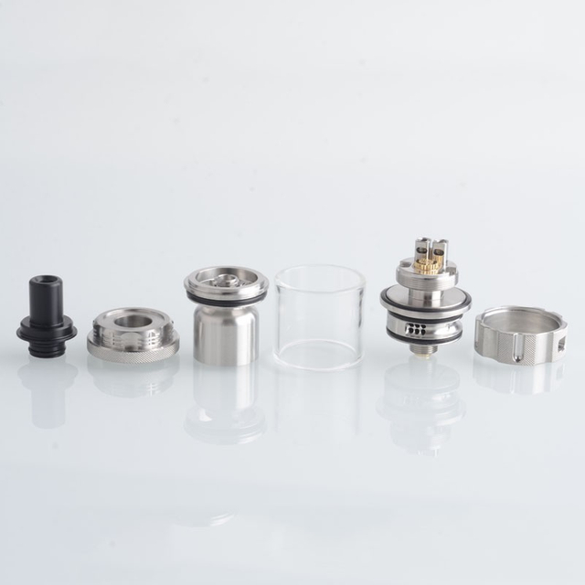 Authentic ThunderHead Creations THC Elite MTL RTA Lite Rebuildable Tank Vape Atomizer 2.0 / 4.0ml, 22mm Diameter