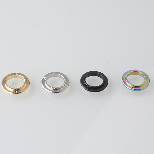 Authentic Vandy Vape Pulse AIO Kit Replacement Metal Button Ring Set - Black + Gold + Rainbow + SS (4 PCS)