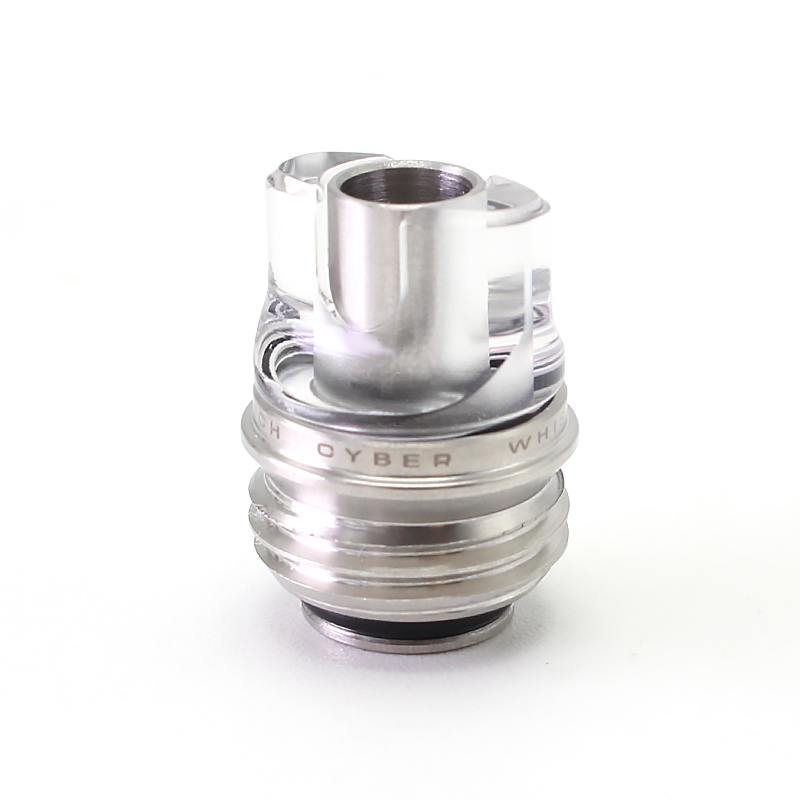 SXK Monarchy Cyber ​​Whistle Lip Set Set для BB / Billet / Boro AIO Box Mod - Silver, 316SS + POM + PET + Acryl + Ultem