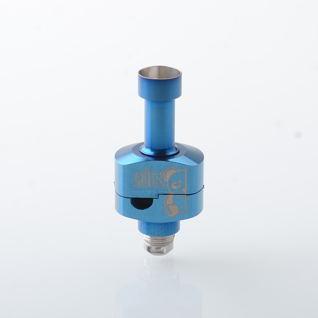 Wick'd Bridg'D Alpha Style RBA Bridge for Billet / Boro Mod - Silver, 7 PCS Air Pin 