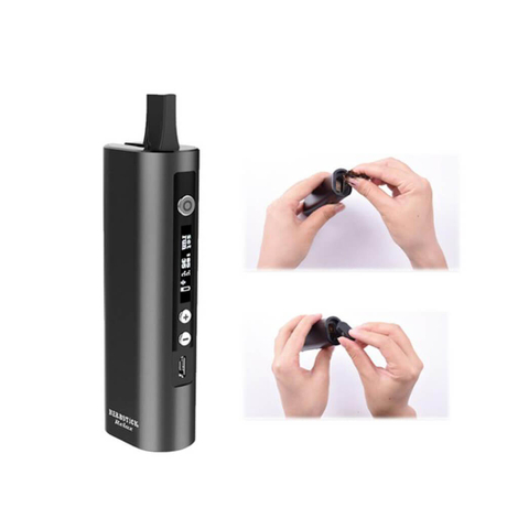  Herbstick Relax Dry Herb Vaporizer,Ceramic 2200mAh Black,Blue,Pink