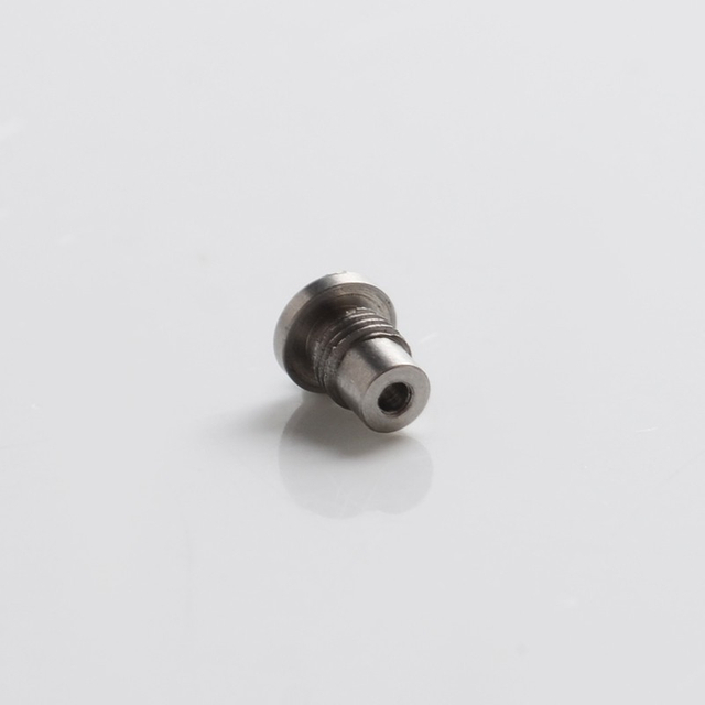 SXK Substituição BOHRUNG FLUGO DE ARSERIÇÃO PARA PARA PARA PARA FLASH E -VAPOR V4.5/V4.5S+ RTA - Silver, Airhole de 1,1 mm, 5,03 x 3,86 mm (1 pc)