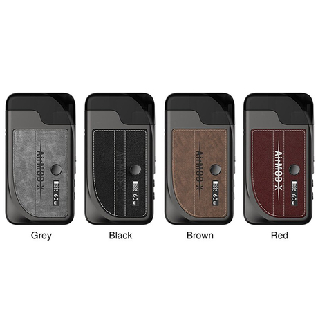 Authentic OneVape AirMod X 60W 1500mAh VW Variable Wattage Pod System Vape Starter Kit - Brown
