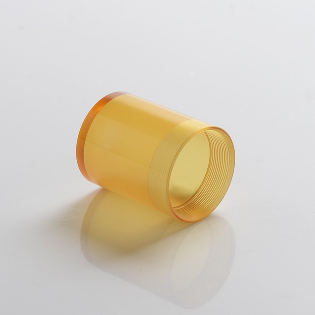 SXK Big Blind RTA Replacement PC + PEI Tank Tube + Extension Connector for Small Blind Style RTA - Brown + Translucent + Silver