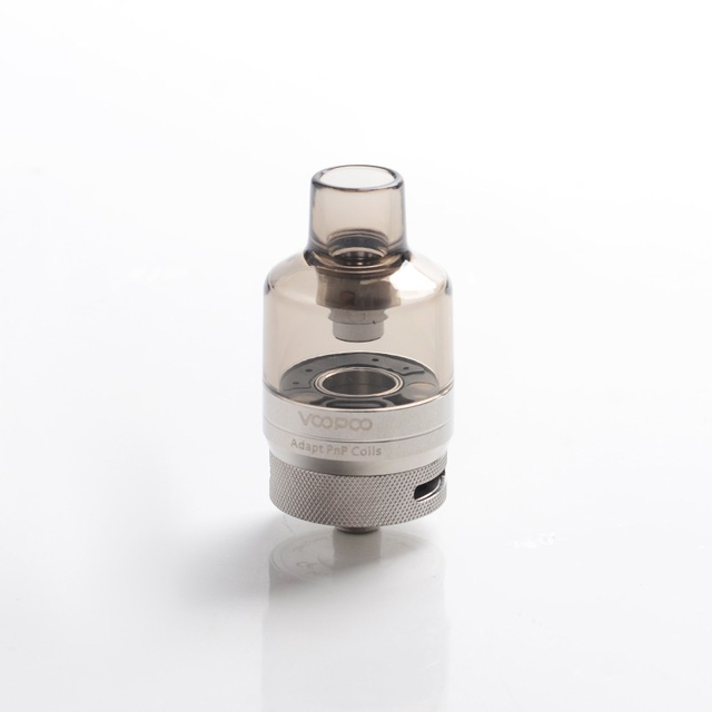 Authentic VOOPOO PNP Pod Tank for VOOPOO Drag X & Drag S VW Mod Pod Vape Kit - SS, 4.5ml, 0.15/0.3ohm, 26mm Dia. (1 PC)