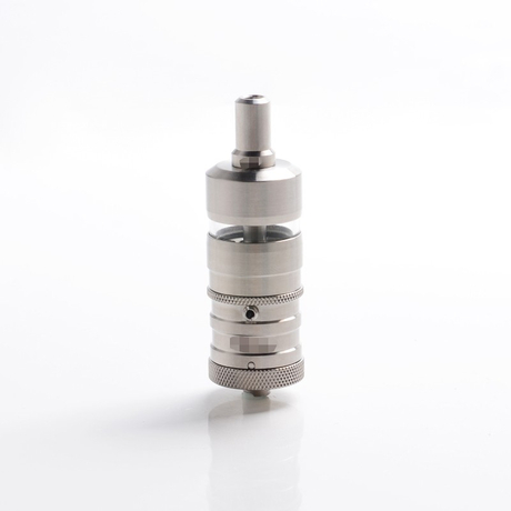 YFTK Flash e-Vapor V4.5S+ Style RTA Rebuildable Tank Vape Atomizer 316 Stainless Steel + Glass, 4.5ml, 23mm Diameter