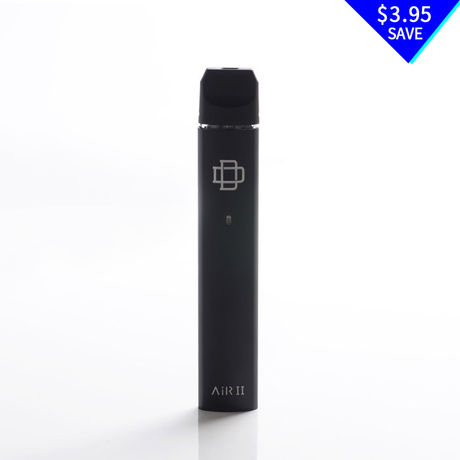 Authentic Augvape Air II 470mAh Pod System Vape Starter Kit - Black, Aluminum Alloy, 1.7ml, 1.3ohm