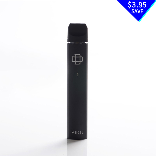Authentic Augvape Air II 470mAh Pod System Vape Starter Kit - Black, Aluminum Alloy, 1.7ml, 1.3ohm