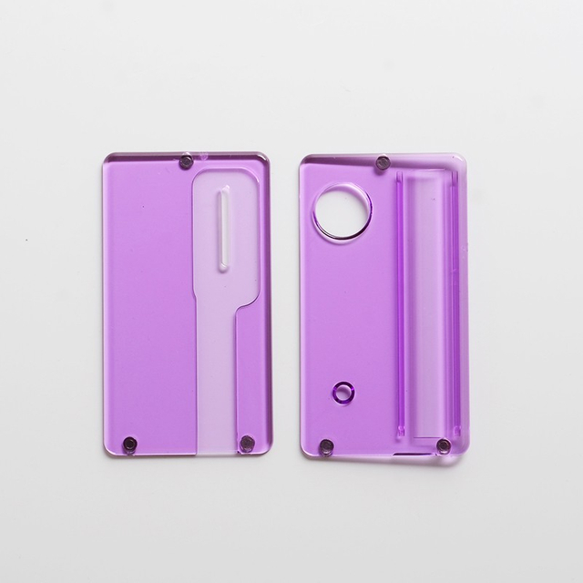  Placas de painel da frente da frente + da parte traseira para ponto Mod dot AIO Vape Poder POD System PCTG (2 pcs)