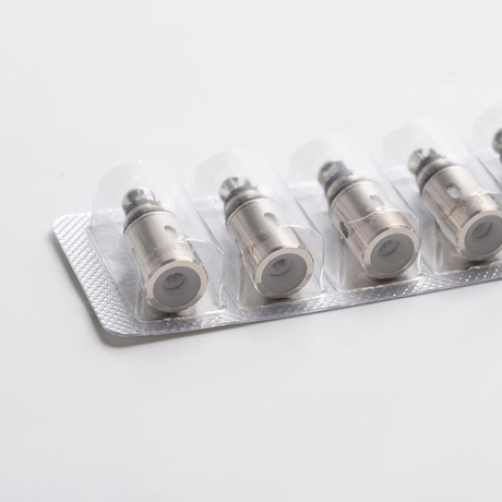 Authentic VEIIK Airo Pro Pod System Vape Kit / Cartridge Replacement DTL Mesh Coil Head - Silver, 0.6ohm/1.2ohm (5 PCS)