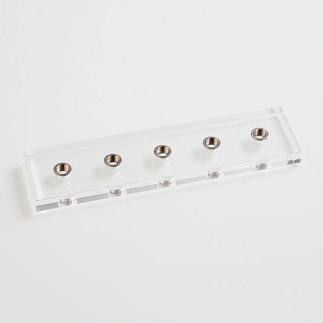 Coil Authentic Father 5 -Connector Display Basis Dasar untuk RDA / RTA / Sub OHM Tank Atomizer - Transparan, Akrilik