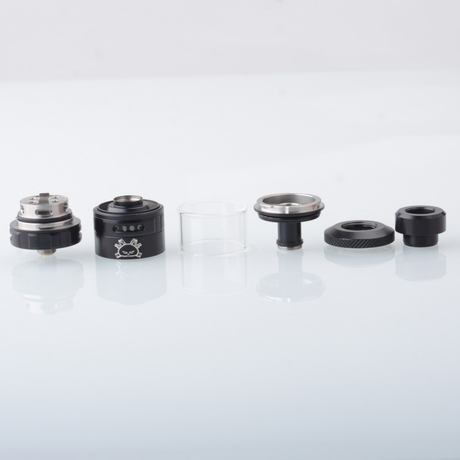 Authentic Hellvape Fat Rabbit Solo RTA Rebuildable Tank Vape Atomizer Single Coil DL / RDL 4.5ml 25mm Diameter