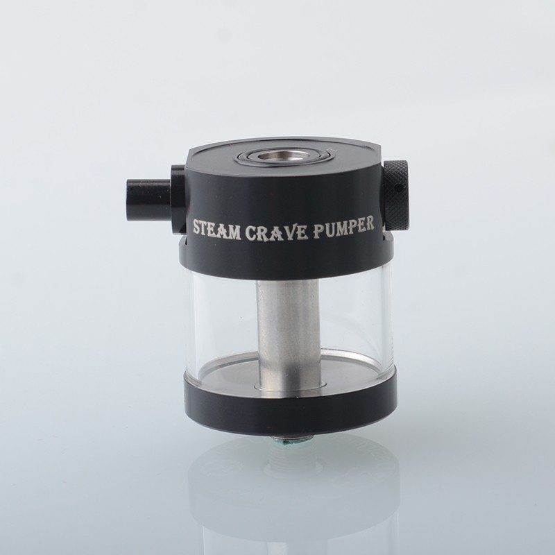 Authentic Steam Crave Pumper Squonker Tank for Hadron RDSA / Hadron Mesh RDSA / RDA 12ml 30mm Stainless Steel +Glass
