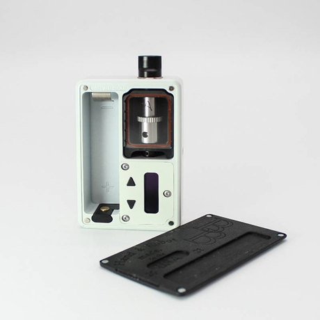 SXK BB 60W All-in-One VW Box Mod Vape Kit w/ USB Port  White Aluminum Alloy1 x 18650 Evolv DNA 60 (2022 Logo)