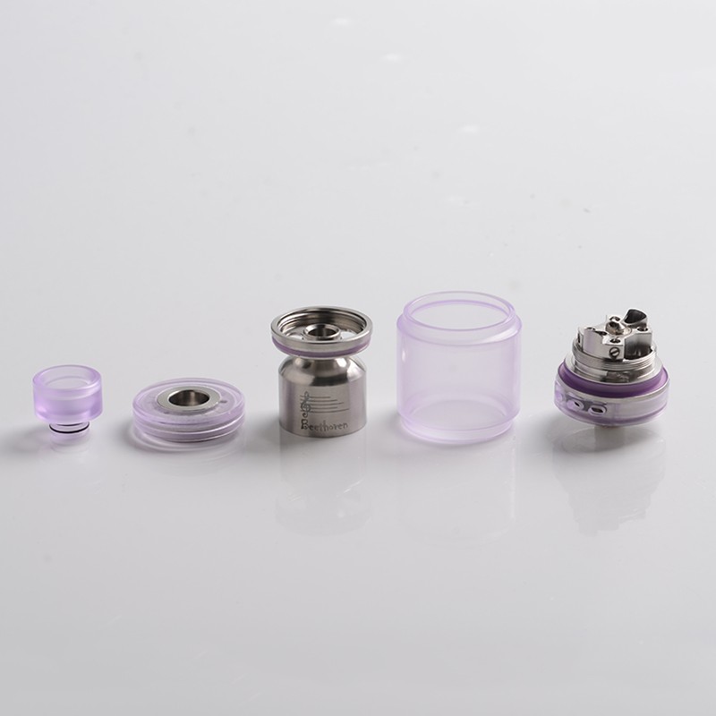 Authentic Ystar Beethoven RTA Rebuildable Tank Atomizer Resin + Stainless Steel 24.7mm Diameter 5.5ml