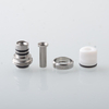Mission TIPS V2 Style 510 Drip Tip Set – Stainless Steel Compatible with BB/Billet Boro Mod