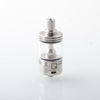 Baya Style 4.2ml RTA Rebuildable Tank Atomizer with Side-Air Chamber, 22mm Diameter, Includes 4pcs Air Pins (1.0mm, 1.5mm, 2.0mm, 2.5mm), Silver/Black