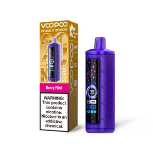 Authentic Voopoo Cloud x 20000 Disposable Vape Kit - 20K Puff S, 900mAh, 25ml
