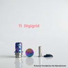 Rekavape Mission XV ARC Style Boro Drip Tip Set for BB / Billet Box — Titanium + Stainless Steel