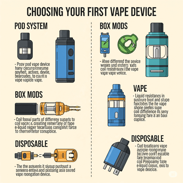 Beginner’s Guide to Choosing Your First Vape Device