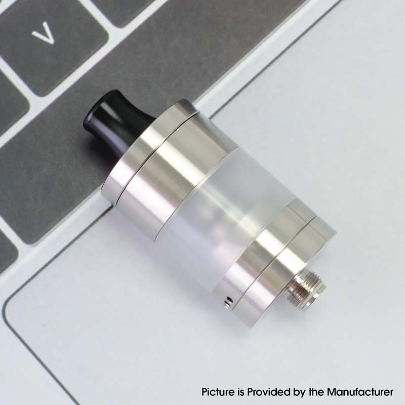 SXK VWM Intensa Style RTA Rebuildable Tank Atomizer – 5.2ml, 316SS + PCTG, 10 Air Pins, 22mm
