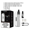 Authentisch SMOK Airmate Vape Kit - 500mAh Pod + 2500mAh Ladekoffer mit 2 ml Schoten