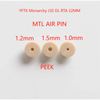 YFTK Pin d'air MTL pour la monarchie J3S RTA - 3PCS Inserts réglables