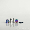 Rekavape Mission XV KB2 Style Drip Tip & Fire Button Set - Compatible with dotMod dotAIO V2 Pod, Titanium + SS