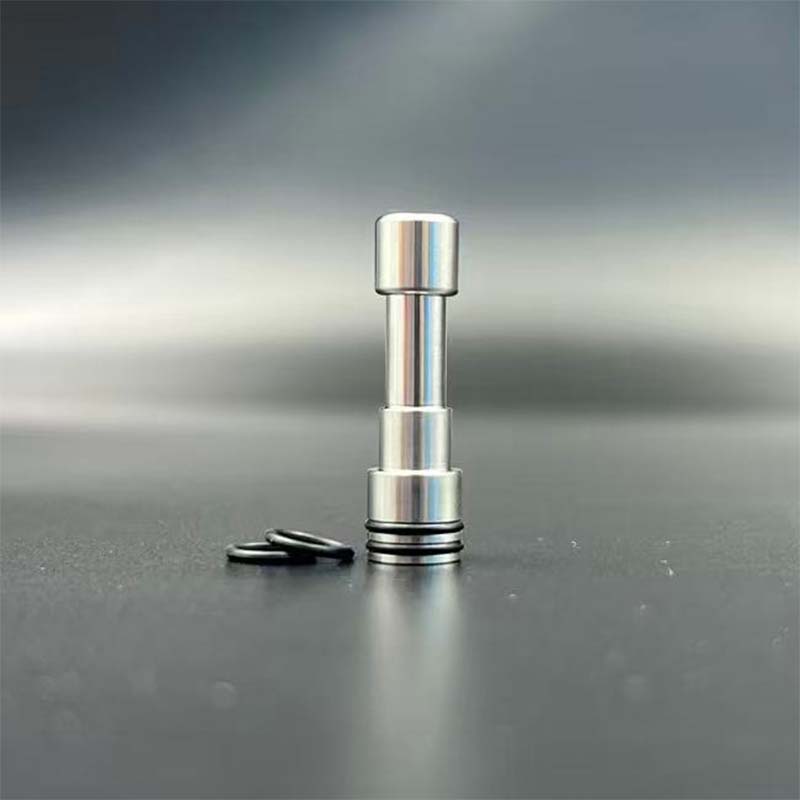 Long 510 Drip Tip – Stainless Steel Base + Interchangeable Mouthpiece for RTA / RDA Atomizers