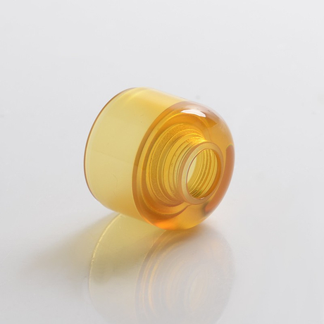 SXK Replacement Top Cap for Flash e-Vapor V4.5S+ RTA Vape Atomizer - Yellow, PEI