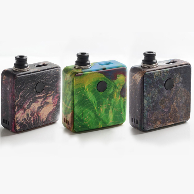Authentic SXK Bantam Revision 30W VW Vape Box Mod Kit w/o 18350 Battery, 5~30W, 1 x 18350, SEVO-30, Stabilized Wood