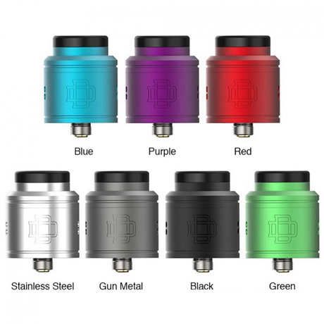 Authentic Augvape DRUGA 2 BF RDA Rebuildable Dripping Vape Atomizer, Aluminum + SS, 24mm Diameter