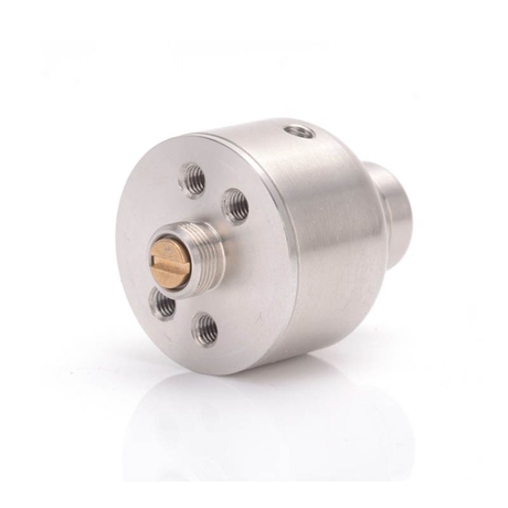 Nipple Style RDA Rebuildable Dripping Vape Atomizer - Silver 