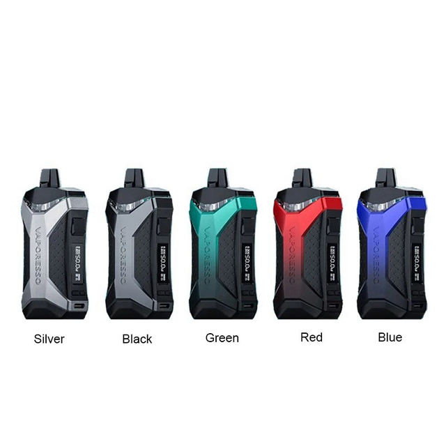 Authentic Vaporesso XIRON 50W 1500mAh VW Variable Wattage Pod System Vape Mod Kit, 5~50W, 5.5ml, 0.3 / 0.8ohm