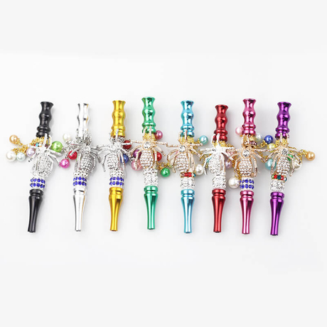 Hookah Mouth Tips, Jewelry Alloy Shiasha Mouthpieces-spider shape